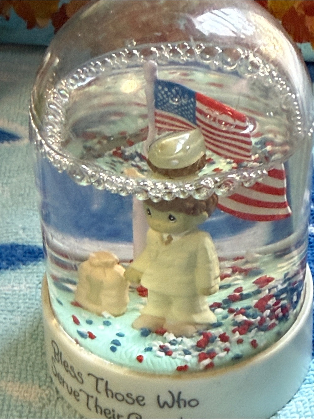 Precious Moments Water 💧 Snow Globe